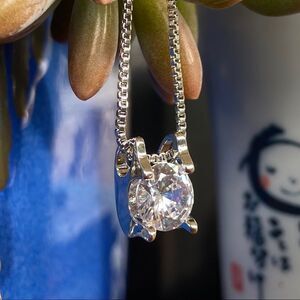 8mm Round Crystal Necklace Made w/ Swarovski Crystal